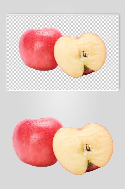 蘋果切面 自然之美與攝影藝術的融合